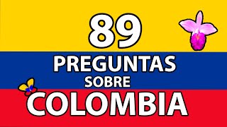 89 PREGUNTAS SOBRE COLOMBIA 🇨🇴  ElBauldelConocimiento [upl. by Ntisuj]