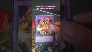 Metalfoes Crimsonite fusion summon tutorial yugioh [upl. by Atterol559]