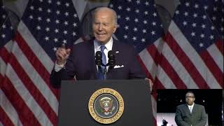 Remarks Joe Biden Addresses the NAACP Fight for Freedom Fund Dinner in Detroit  May 19 2024 [upl. by Mila540]