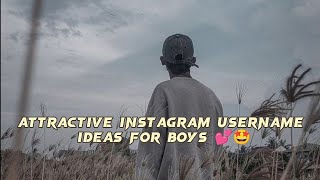 Attractive unique instagram username boys 🕺  best instagram username boys [upl. by Ecitnerp]