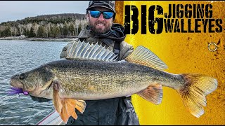 GOTO Method to FIND and CATCH BIG Spring Walleyes [upl. by Enoed]