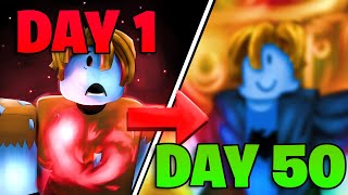 I Spent 50 DAYS in Roblox Sols RNG [upl. by Aimet]