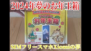 ヨドバシカメラ夢のお年玉箱 2024 SIMフリースマホ Xiomiの夢 [upl. by Ellesig593]