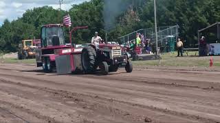 Bonesteel SD 2024 Farmall 460 pulling 6700 KOH 8mph [upl. by Henden]