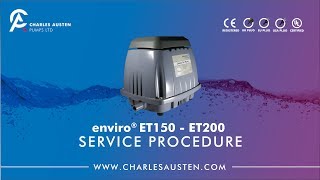 enviro® ET150  ET200 servicing procedure [upl. by Heins898]