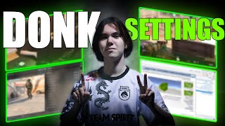 CS2 Donk SETUP amp SETTINGS  Game Monitor Nvidia Setup [upl. by Pelagias784]