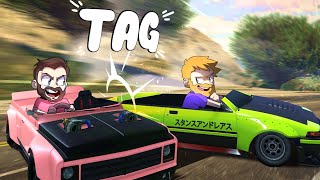 Playing Tag With Drift Cars In GTA 5 [upl. by Atilrahc]