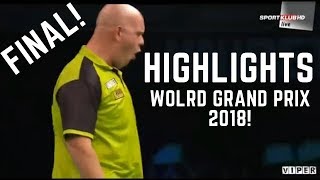 MICHAEL VAN GERWEN VS PETER WRIGHT World Grand Prix Darts 2018 Highlights 🎯 [upl. by Aihsa289]