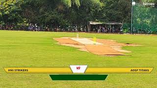 Live Cricket Match  HMI STRIKERS vs AOSP TITANS  20Oct24 1148 AM 8 overs  Visteon Premiere Le [upl. by Stefanie207]