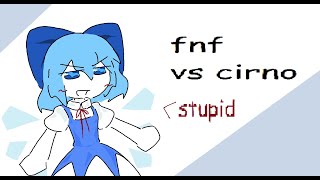 fnf cirno oneshot Playthrough [upl. by Renaldo]