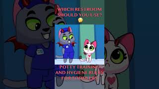 🤔 CAN KITTY FIND THE RIGHT RESTROOM 🚽🐾 POTTY TRAINING FUN FOR KIDS 😻 [upl. by Arelus]