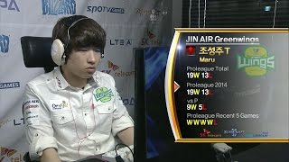 SPL2014 MaruJINAIR vs StatsKT Set1 Outboxer EsportsTV SPL2014 [upl. by Aketahs]