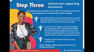 How to create a NSFAS Bursary Application when studying with False Bay TVET College [upl. by Nnylidnarb121]