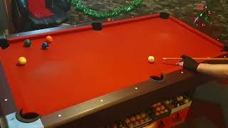 6ft pool table  9 ball break and run 158 [upl. by Assilac]