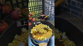 Want to eat popcorn Just like me sweet and crispy full of milk flavor food tutorial popcorn [upl. by Youlton]