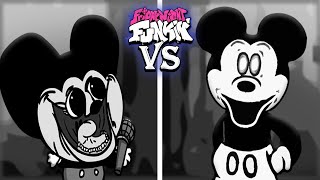 FNF Mokey vs Mickey Mouse Happy FULL HORROR MOD HARD [upl. by Atcliffe759]