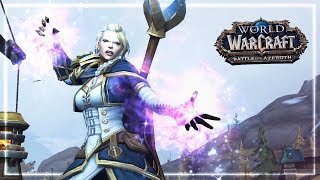 Jaina Proudmoore Cutscene  The Attack On Anglepoint  Battle for Azeroth Patch 81 [upl. by Adli]