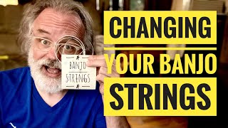 Restringing your 5 String Banjo for Beginners and Pros [upl. by Yancey]