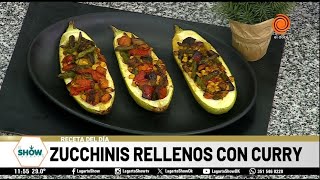 Zucchinis rellenos con curry Recetas de Dario Brugnoni [upl. by Enelrad]