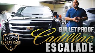 Luxury Cars Manila  Bulletproof CADILLAC ESCALADE [upl. by Anirahtak]