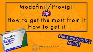 MODAFINIL aka Provigil DID AMAZING THINGS FOR MY COGNITION [upl. by Ardnait]