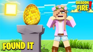 I FOUND THE GOLDEN EGG  I won the challenge  Minecraft Dragon Fire [upl. by Nibram]