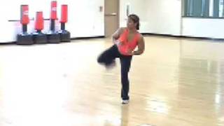 Cardio Kickboxing Workout Routines with DAR  another funky KICK BOX ROUTINE by DAR [upl. by Nylyrehc]