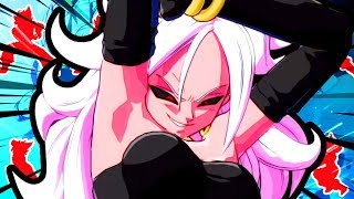 Android 21 Combos Dragon Ball FighterZ Combo Challenge With Controller [upl. by Bradeord]