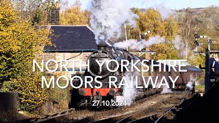 North Yorkshire Moors Railway 27102024 [upl. by Astto]