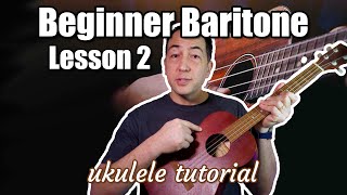 Baritone Ukulele Basics Beginner Lesson for Uke Players Learning Baritone [upl. by Staffard]