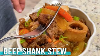 Beef Shank Stew  One of the cheapest cuts of beef but so flavorful [upl. by Yhotmit]