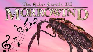 Relaxing Morrowind Ambient  Closeup Silt Strider Howling Sound In Balmora [upl. by Retsehc878]