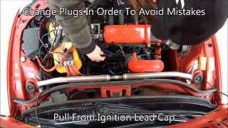 Fiat Punto 12 8V  How To Change Spark Plugs [upl. by Mallen873]