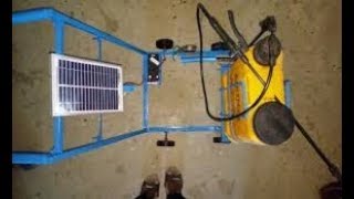 How to make Solar Powered Pesticide sprayer Robot  Lowest cost Diploma Project [upl. by Lek943]