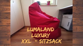 Lumaland Sitzsack XXL  die Fatboy Alternative  über 500 positive Bewertungen [upl. by Colner592]