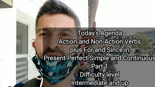 CUANDO USAR ACTION Y NONACTION VERBS ESL WHEN TO USE ACTION AND NONACTION VERBS IN ENGLISH [upl. by Sydalg175]