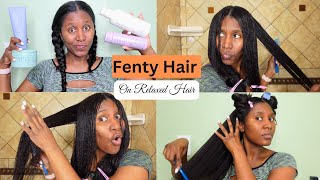 Fenty Hair Review on My 4C Relaxed Hair  Honest Results amp MustKnow Tips [upl. by Nevek124]