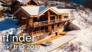 France Ski Chalet Tour £23 MILLION LUXURY CHALET  flinder Takes The Piste 2019 [upl. by Esetal]