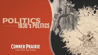 Conner Prairie  1830s Politics [upl. by Maillil]