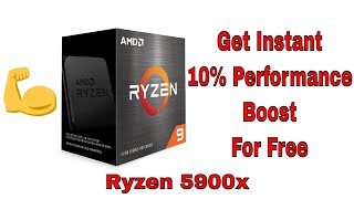 How to Overclock Ryzen 5900x Undervolting and Boost increase [upl. by Raamaj]