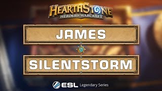 Hearthstone  James vs SilentStorm  ESL Legendary Series 2015 Katowice  Ro16 [upl. by Gitel]