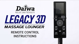 Legacy 3D Remote Instructions [upl. by Audri]