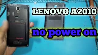 Lenovo A2010 no power on [upl. by Mirilla]