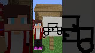 Mikey vs JJ drawing battle minecraft maizen [upl. by Keeton]