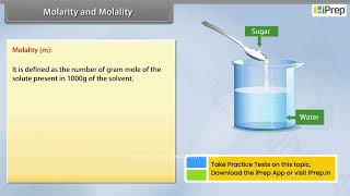 Molarity and Molality  Solutions  Chemistry  Class 12th  iPrep [upl. by Biel]