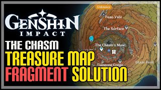 The Chasm Treasure Map Fragment Solution Genshin Impact [upl. by Roye487]