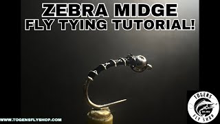 Zebra Midge  Fly Tying Tutorial [upl. by Ettenrahs]