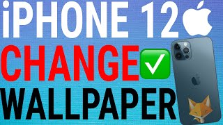 How To Change Wallpaper on iPhone 12 12 Pro [upl. by Akemej]