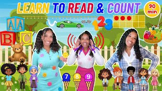 Learn To Read amp Count Identify The 5 Senses Learn fruits amp Vegetables Learning with Ms Houston [upl. by Littell]