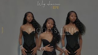 Wig diaries WIGGINS HAIR  22inch HD lace loose deep wave wig installation  South African YouTuber [upl. by Eelak508]